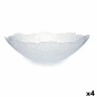 Bowl Infinity Transparent Crystal 31 x 8,3 x 31 cm (4 Units) | Tienda24 - Global Online Shop Tienda24.eu