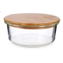 Lancheira Redonda com Tampa Bambu 15 x 6,5 x 15 cm (12 Unidades) | Tienda24 - Global Online Shop Tienda24.eu