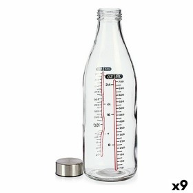 Measuring Jug Crystal Steel 1 L (9Units) by Vivalto, Measuring Cups & Jugs - Ref: S3625125, Price: 28,77 €, Discount: %