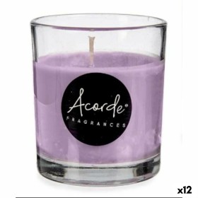 Scented Candle Lavendar 7 x 7,7 x 7 cm (12 Units) by Acorde, Candles - Ref: S3625137, Price: 20,36 €, Discount: %