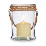 Bougeoir Transparent verre Herbier marin 12,5 x 17 x 12,5 cm (12 Unités) de Gift Decor, Bougeoirs et chandeliers - Réf : S362...