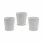 Planter Pattern White Ceramic 12,3 x 12 x 12,3 cm (144 Units) by Ibergarden, Cachepots - Ref: S3625180, Price: 216,54 €, Disc...