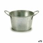 Planter Bucket Silver Zinc 17,8 x 8 x 12,3 cm (72 Units) by Ibergarden, Cachepots - Ref: S3625208, Price: 53,46 €, Discount: %