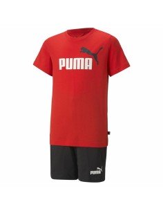 Camisola Infantil Puma Ess Logo Croppedo Branco | Tienda24 Tienda24.eu