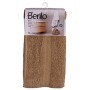 Bath towel 90 x 150 cm Camel (3 Units) by Berilo, Towels - Ref: S3625236, Price: 27,81 €, Discount: %