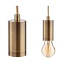 Ceiling Light Golden Metal 60 W 11,5 x 12 x 11,5 cm (6 Units) by Gift Decor, Pendant Lights - Ref: S3625262, Price: 57,18 €, ...