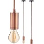 Suspension Bronze Métal 60 W 9,5 x 9,5 x 9,7 cm (6 Unités) | Tienda24 - Global Online Shop Tienda24.eu