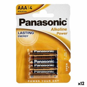 Pilas Alcalinas Panasonic LR03 AAA (12 Unidades) de Panasonic, Pilas - Ref: S3625266, Precio: 24,91 €, Descuento: %