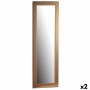 Wall mirror 41 x 131 x 1,5 cm Golden Wood Glass (2 Units) by Gift Decor, Wall-Mounted Mirrors - Ref: S3625276, Price: 56,92 €...