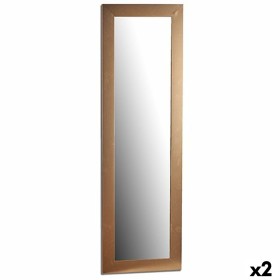 Miroir mural 41 x 131 x 1,5 cm Doré Bois verre (2 Unités) de Gift Decor, Miroirs muraux - Réf : S3625276, Prix : 56,92 €, Rem...