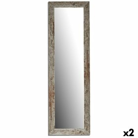 Espelho de parede DKD Home Decor Natural Madeira Cristal Vintage 47 x 8 x 70 cm | Tienda24 - Global Online Shop Tienda24.eu