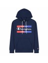 Sudadera con Capucha Hombre Champion New York Azul | Tienda24 Tienda24.eu