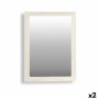 Espelho de parede Canada Branco 60 x 80 x 2 cm (2 Unidades) de Gift Decor, Espelhos de parede - Ref: S3625285, Preço: 64,48 €...