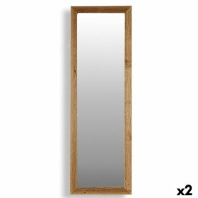 Miroir mural Canada Marron Bois Verre 48 x 150 x 2 cm (2 Unités) de Gift Decor, Miroirs muraux - Réf : S3625288, Prix : 82,24...