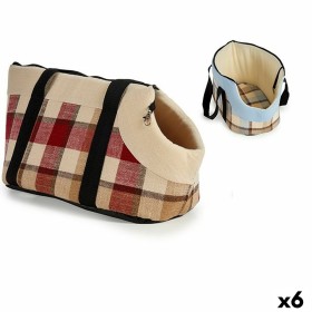 Bolso para Mascotas A cuadros 28 x 39 x 40 cm (6 Unidades) de Mascow, Bolsos - Ref: S3625321, Precio: 54,84 €, Descuento: %