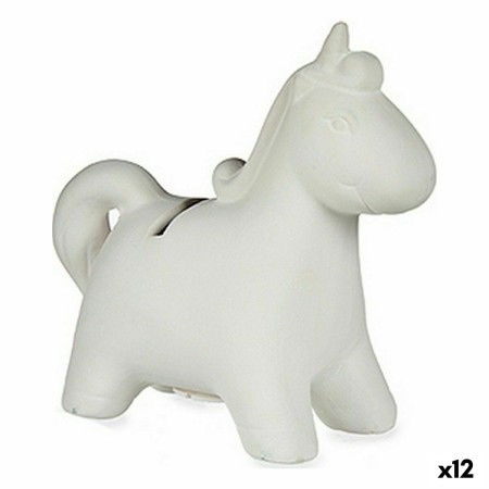 Paint Your Own Money Box Unicorn Ceramic 6,4 x 13 x 14 cm (12 Units) by Pincello, Money Boxes - Ref: S3625324, Price: 32,20 €...