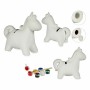 Salvadanaio da Dipingere Unicorno Ceramica 6,4 x 13 x 14 cm (12 Unità) | Tienda24 - Global Online Shop Tienda24.eu