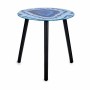 Mesa de apoio Mármore Azul Preto Cristal 40 x 41,5 x 40 cm (4 Unidades) | Tienda24 - Global Online Shop Tienda24.eu