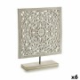 Figurine Décorative Mandala Blanc 7 x 35,5 x 30 cm (6 Unités) de Gift Decor, Objets de décoration - Réf : S3625341, Prix : 46...