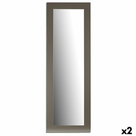 Wall mirror Silver Wood Glass 52,5 x 155 x 1,5 cm (2 Units) by Gift Decor, Wall-Mounted Mirrors - Ref: S3625350, Price: 79,57...