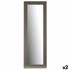 Wall mirror White Metal Crystal Window 90 x 90 x 2 cm | Tienda24 - Global Online Shop Tienda24.eu