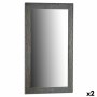 Miroir mural Gris Bois verre 75,5 x 135,5 x 1,5 cm (2 Unités) de Gift Decor, Miroirs muraux - Réf : S3625353, Prix : 116,15 €...