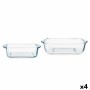 Set de Fuentes de Cocina Borcam Cuadrada (4 Unidades) de Pasabahce, Platos y fuentes - Ref: S3625386, Precio: 33,29 €, Descue...