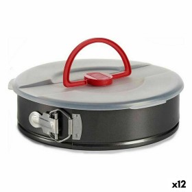 Lunch box Black Red Iron 27 x 7 x 27 cm With lid (12 Units) by Kinvara, Cake and sponge moulds - Ref: S3625392, Price: 69,30 ...