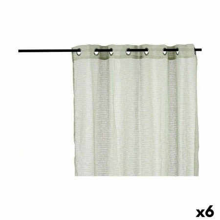 Curtain Green 140 x 0,1 x 260 cm (6 Units) by Gift Decor, Curtains - Ref: S3625403, Price: 58,75 €, Discount: %