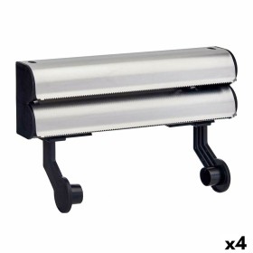 Portarotolo da Cucina Argentato Metallo 34 x 9 x 20 cm (4 Unità) di Kinvara, Ripiani e supporti - Rif: S3625414, Prezzo: 30,4...