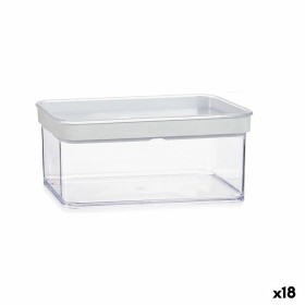 Topf Durchsichtig Silikon polystyrol ABS 1,1 L 10,5 x 9 x 21 cm (18 Stück) von Gondol, Luftdichte Gläser und Zubehör - Ref: S...