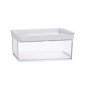 Bocal Transparent Silicone polystyrène ABS 1,1 L 10,5 x 9 x 21 cm (18 Unités) de Gondol, Bocaux hermétiques et accessoires - ...