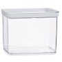 Jar Transparent Silicone polystyrene ABS 2,2 L 10,5 x 16,1 x 21 cm (9Units) by Gondol, Airtight jars and accessories - Ref: S...