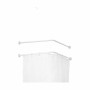 Curtain Bar For shower White Aluminium 80 cm (24 Units) by Berilo, Shower curtains, hooks and casings - Ref: S3625432, Price:...