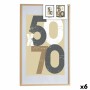 Fotorahmen 62,5 x 2,5 x 92,5 cm natürlich Kunststoff Holz MDF (6 Stück) | Tienda24 - Global Online Shop Tienda24.eu