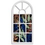 Bilderrahmen für die Wand Fenster Weiß Glas Kunststoff 34,5 x 2,5 x 69,5 cm (6 Stück) von Gift Decor, Wand- und Tischrahmen -...