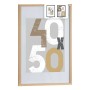 Cadre photo 52,5 x 2,5 x 72,5 cm Naturel Plastique Bois MDF (6 Unités) de Gift Decor, Cadres muraux et de table - Réf : S3625...