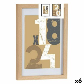 Cadre photo Atmosphera Bois Naturel (21 X 30 CM) | Tienda24 - Global Online Shop Tienda24.eu