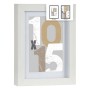 Cadre photo Blanc verre Bois MDF 16 x 21 x 2,5 cm (6 Unités) de Gift Decor, Cadres muraux et de table - Réf : S3625471, Prix ...