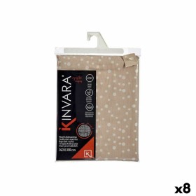 Tablecloth Jacquard Anti-stain Spots 140 x 180 cm Beige (8 Units) by Kinvara, Party items - Ref: S3625482, Price: 90,99 €, Di...