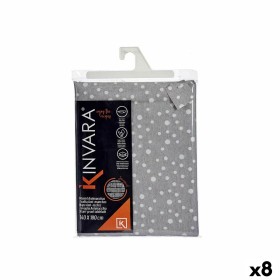 Nappe Jacquard Antitaches Pois 140 x 180 cm Gris (8 Unités) de Kinvara, Accessoires de fête - Réf : S3625486, Prix : 90,99 €,...