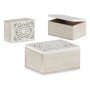 Caja Decorativa 16 x 8 x 11 cm Madera (6 Unidades) de Gift Decor, Cajas - Ref: S3625508, Precio: 20,62 €, Descuento: %