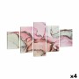 Set of 5 pictures Canvas Marble Pink (4 Units) by Gift Decor, Prints on Canvas - Ref: S3625514, Price: 56,17 €, Discount: %