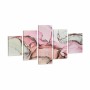 Set of 5 pictures Canvas Marble Pink (4 Units) by Gift Decor, Prints on Canvas - Ref: S3625514, Price: 56,17 €, Discount: %