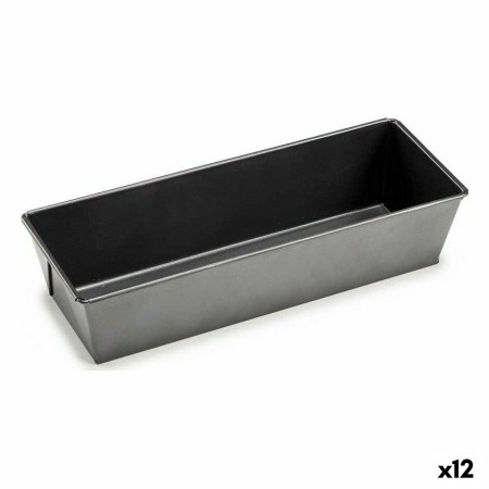 Stampo Rettangolare Grigio scuro Metallo Acciaio al carbonio 11,5 x 7,7 x 31 cm (12 Unità) di Kinvara, Stampi per torte e pan...