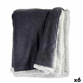 Couverture Blanc Gris 130 x 1 x 170 cm (6 Unités) de Gift Decor, Couvertures et couvre-lits - Réf : S3625534, Prix : 76,28 €,...