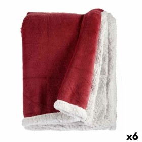 Blanket Dark pink White 130 x 1 x 170 cm (6 Units) by Gift Decor, Blankets and bedcovers - Ref: S3625535, Price: 75,87 €, Dis...