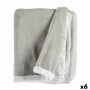 Manta Branco Cinzento claro 130 x 1 x 170 cm (6 Unidades) de Gift Decor, Cobertores e colchas - Ref: S3625536, Preço: 75,87 €...