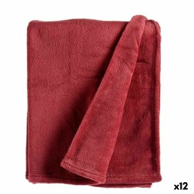 Manta Rosa oscuro 125 x 0,5 x 150 cm (12 Unidades) de Gift Decor, Mantas y colchas - Ref: S3625539, Precio: 75,52 €, Descuent...