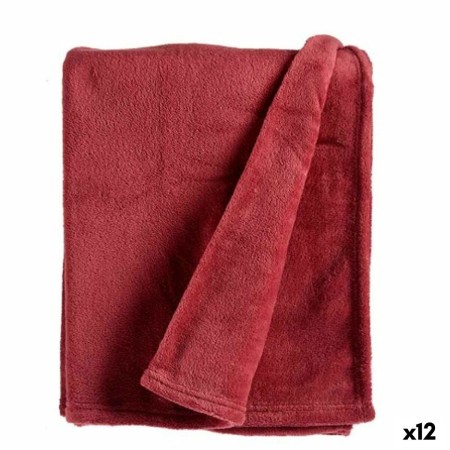 Blanket Dark pink 125 x 0,5 x 150 cm (12 Units) by Gift Decor, Blankets and bedcovers - Ref: S3625539, Price: 75,52 €, Discou...